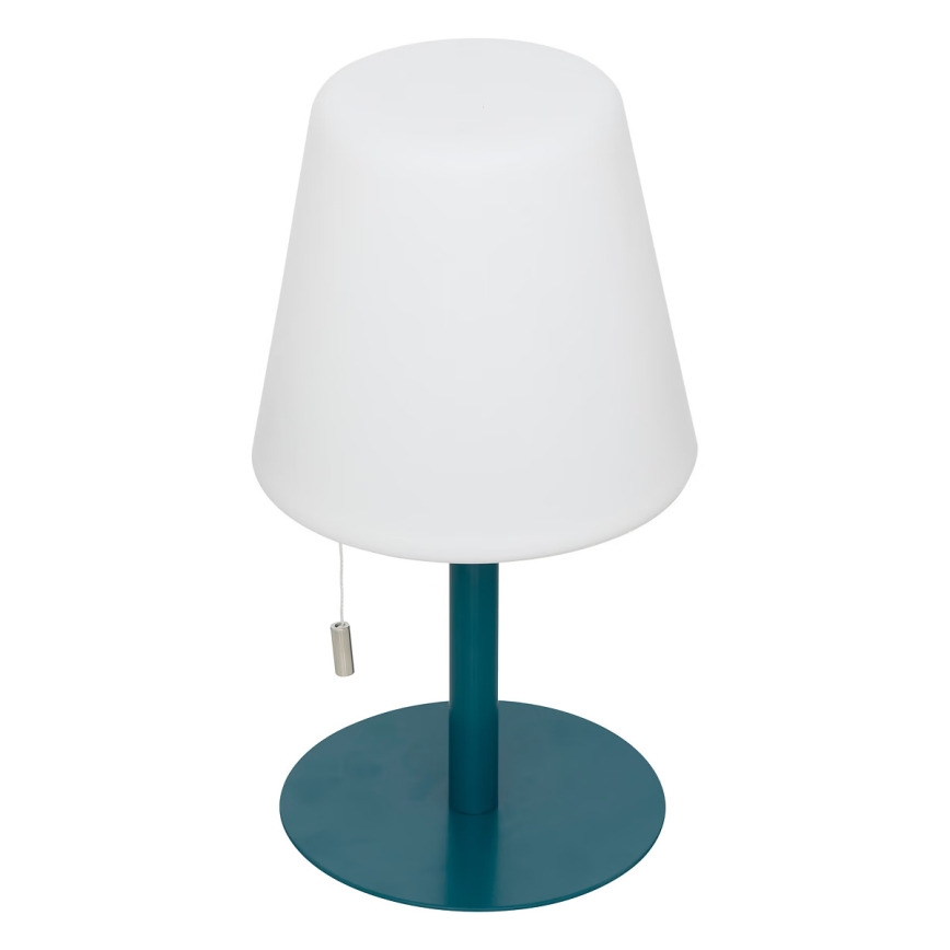 Atmosphera - LED RGBW Акумуляторна вулична настільна лампа ZACK LED/3,7V 1200 mAh IP44 бірюзовий