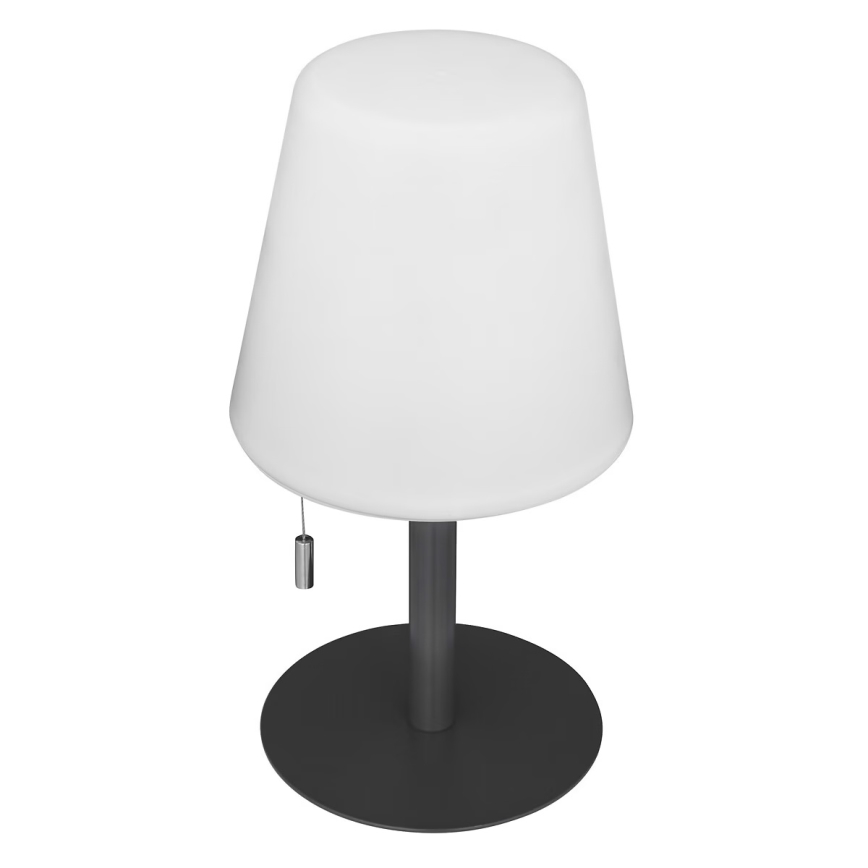 Atmosphera - LED RGBW Акумуляторна вулична настільна лампа ZACK LED/3,7V 1200 mAh IP44 чорний
