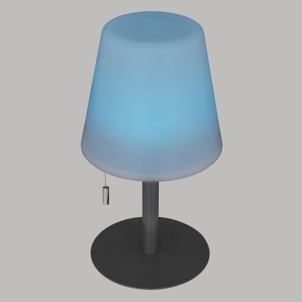 Atmosphera - LED RGBW Акумуляторна вулична настільна лампа ZACK LED/3,7V 1200 mAh IP44 чорний