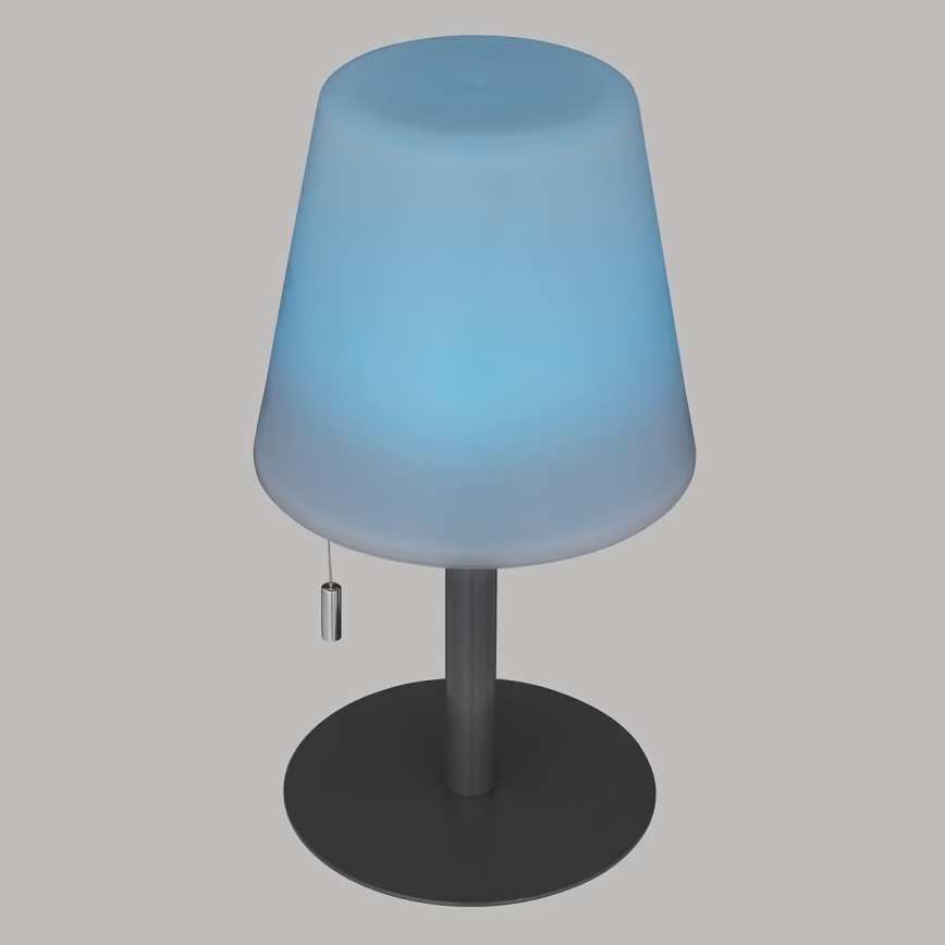 Atmosphera - LED RGBW Акумуляторна вулична настільна лампа ZACK LED/3,7V 1200 mAh IP44 чорний