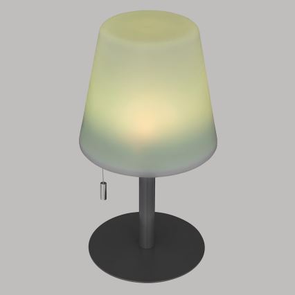 Atmosphera - LED RGBW Акумуляторна вулична настільна лампа ZACK LED/3,7V 1200 mAh IP44 чорний