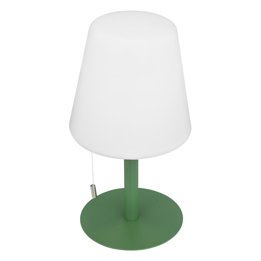 Atmosphera - LED RGBW Акумуляторна вулична настільна лампа ZACK LED/3,7V 1200 mAh IP44 зелений