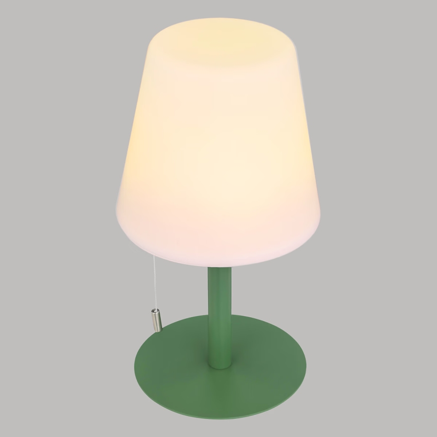 Atmosphera - LED RGBW Акумуляторна вулична настільна лампа ZACK LED/3,7V 1200 mAh IP44 зелений