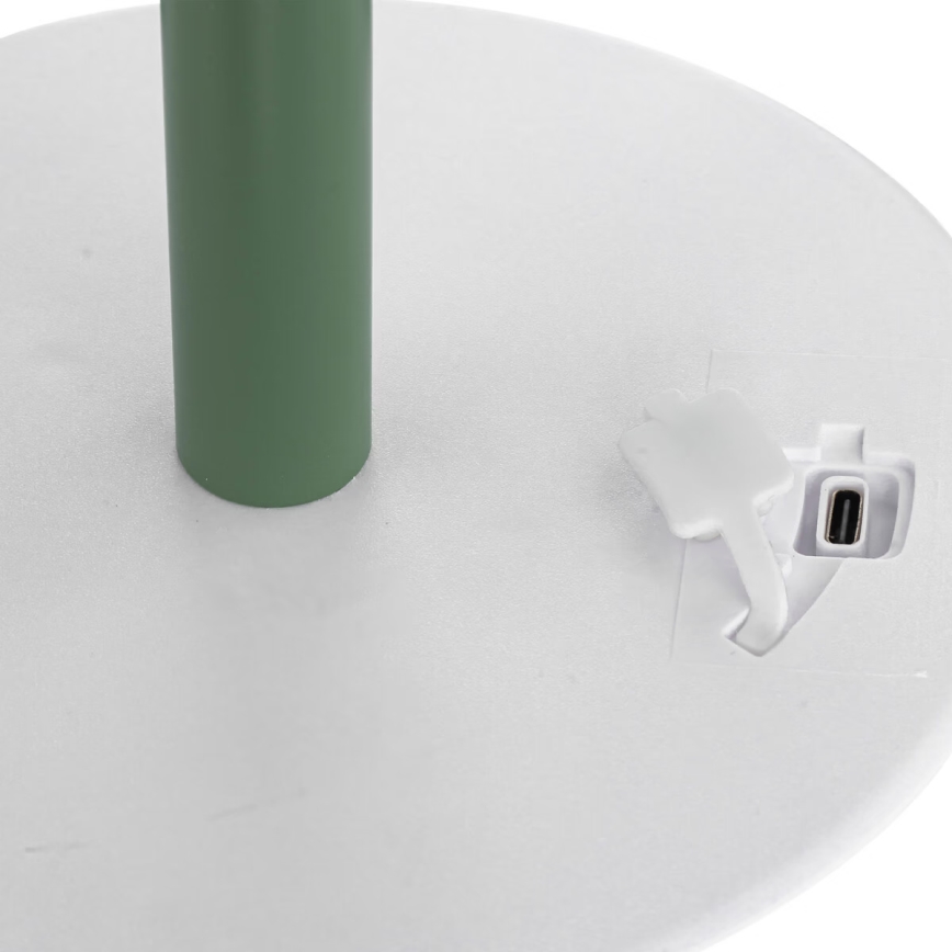 Atmosphera - LED RGBW Акумуляторна вулична настільна лампа ZACK LED/3,7V 1200 mAh IP44 зелений