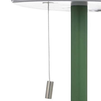 Atmosphera - LED RGBW Акумуляторна вулична настільна лампа ZACK LED/3,7V 1200 mAh IP44 зелений