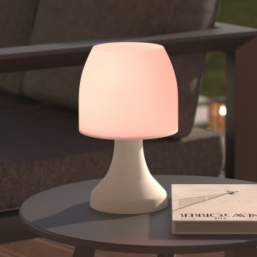 Atmosphera - LED RGB Зовнішня настільна лампа DOKK LED/3xAAA 27,5 см IP44