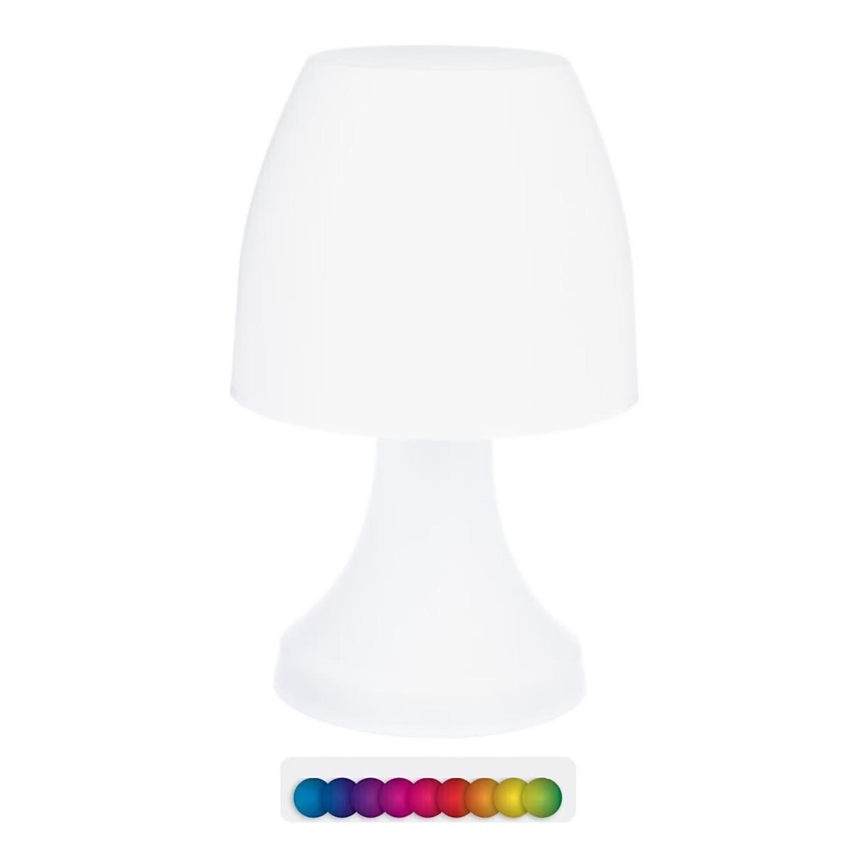 Atmosphera - LED RGB Зовнішня настільна лампа DOKK LED/3xAAA 27,5 см IP44