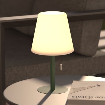 Atmosphera - LED RGBW Акумуляторна вулична настільна лампа ZACK LED/3,7V 1200 mAh IP44 зелений