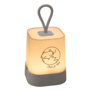 Atmosphera - LED сенсорный детский перезаряжаемый ночник RABBIT LED/3,7V 1200 mAh серый