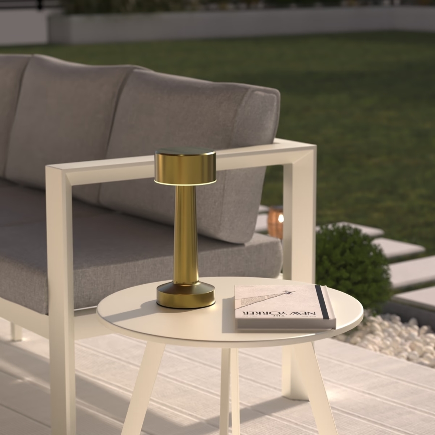 Atmosphera - Светодиодная зарядная уличная сенсорная настольная лампа HALTO LED/3,7V 1800 mAh IP44