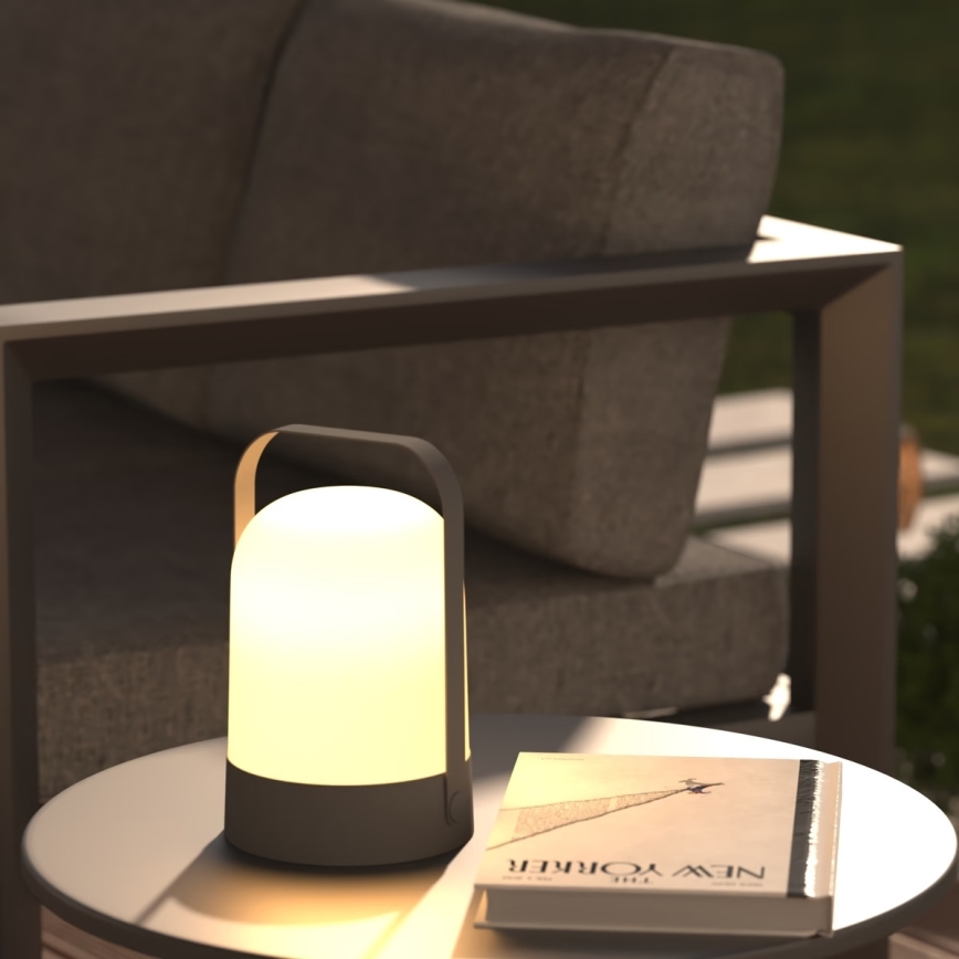 Atmosphera - LED Вулична портативна настільна лампа JERTA LED/2xAA IP44