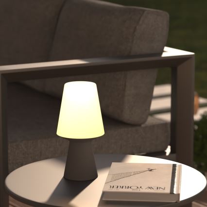 Atmosphera - LED Вулична сенсорна настільна лампа з регулюванням яскравості WIZA LED/5V 23 см IP44
