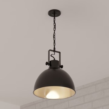 Atmosphera - Люстра на ланцюгу BASALT 1xE27/25W/230V чорний