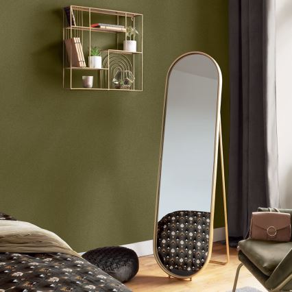 Atmosphera - напольное зеркало EDI 160x79 см, золотое