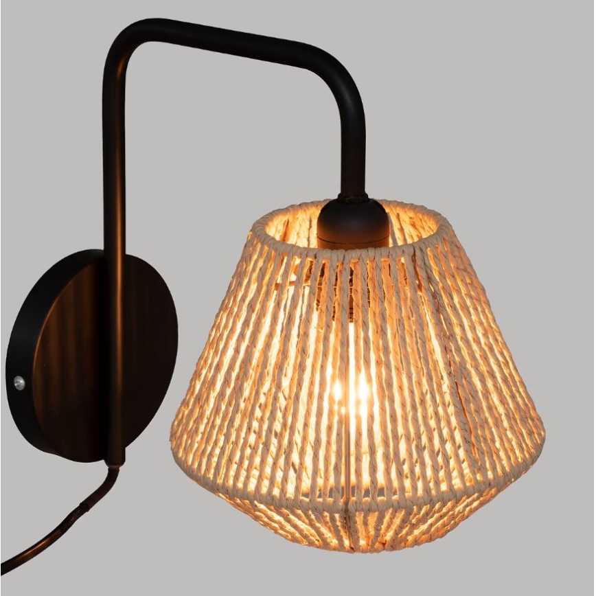 Atmosphera - Настенная лампа JILY 1xE27/40W/230V джут