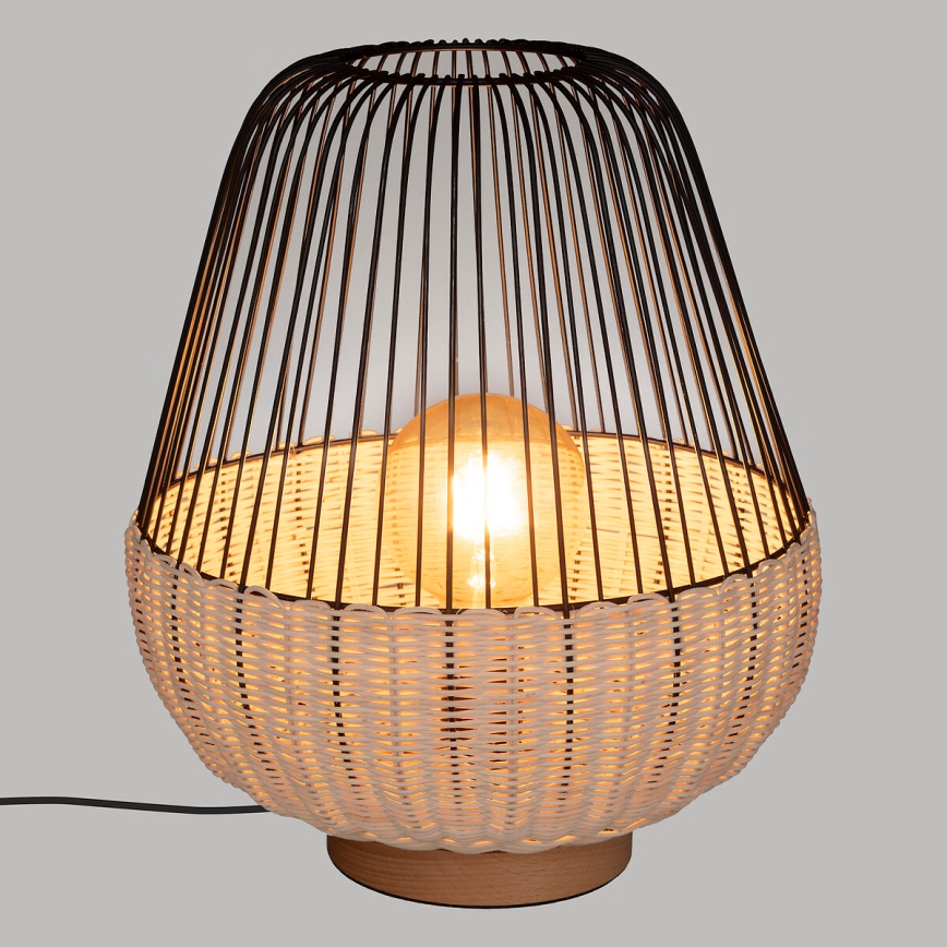 Atmosphera - Настільна лампа ANEA 1xE27/40W/230V ротанґ