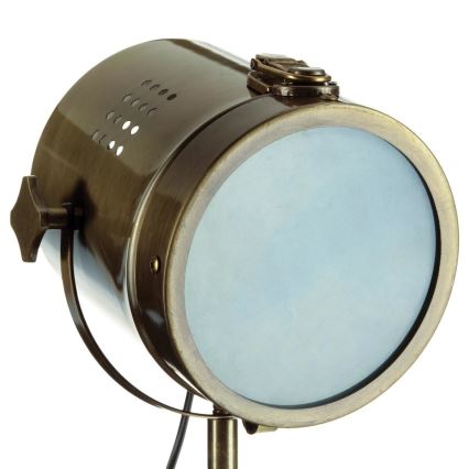Atmosphera - Настільна лампа EBOR 1xE14/25W/230V сосна/латунь