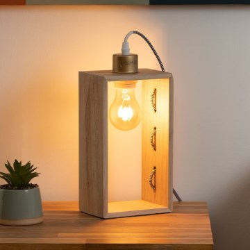 Atmosphera - Настільна лампа IWATA 1xE27/25W/230V павлонія