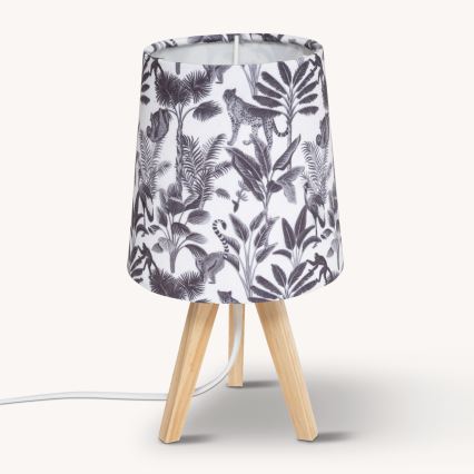 Atmosphera - Настільна лампа JUNGLE 1xE14/25W/230V сосна