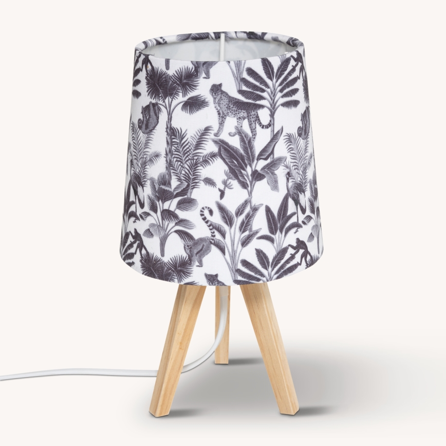 Atmosphera - Настільна лампа JUNGLE 1xE14/25W/230V сосна