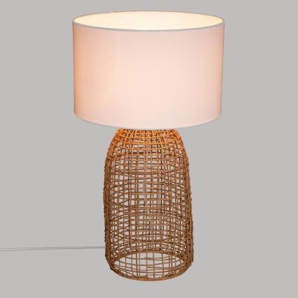 Atmosphera - Настільна лампа KARLA 1xE27/25W/230V ротанґ