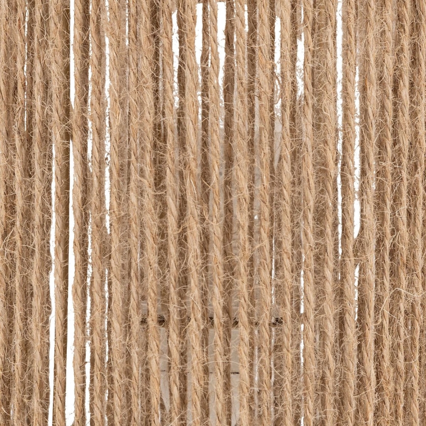 Atmosphera - Настільна лампа KOBY 1xE14/40W/230V коноплі/чорний