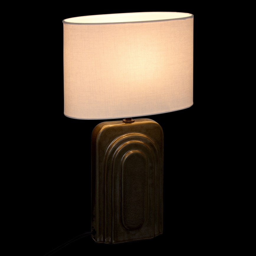 Atmosphera - Настільна лампа MONIA 1xE14/60W/230V чорна/біла