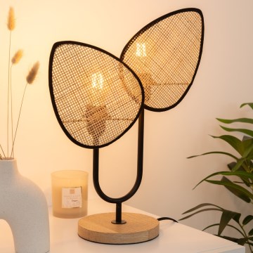 Atmosphera - Настільна лампа OLME 1xE27/40W/230V ротанґ