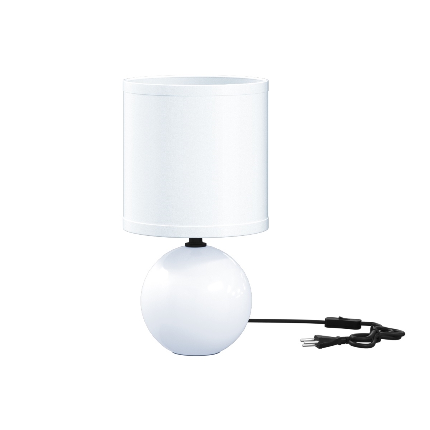 Atmosphera - Настільна лампа TIMÉO 1xE14/60W/230V глянцевий білий