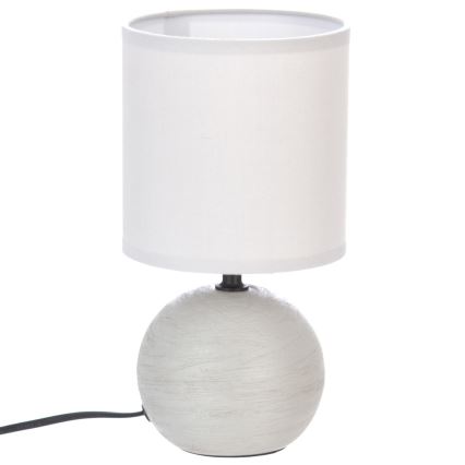 Atmosphera - Настільна лампа TIMÉO 1xE14/60W/230V сірий/білий