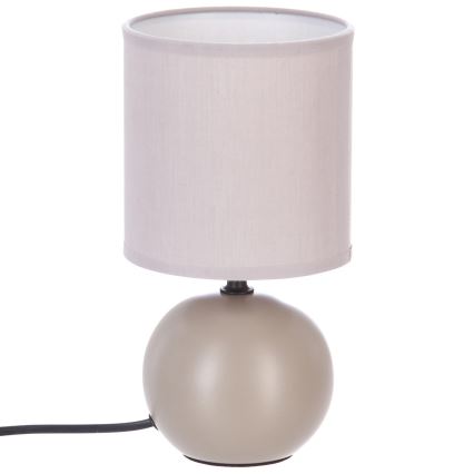 Atmosphera - Настільна лампа TIMÉO 1xE14/60W/230V taupe/кремовий