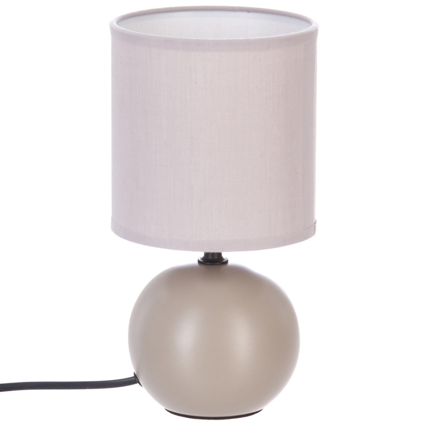 Atmosphera - Настільна лампа TIMÉO 1xE14/60W/230V taupe/кремовий