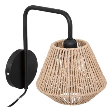 Atmosphera - Настінна лампа JILY 1xE27/40W/230V джут