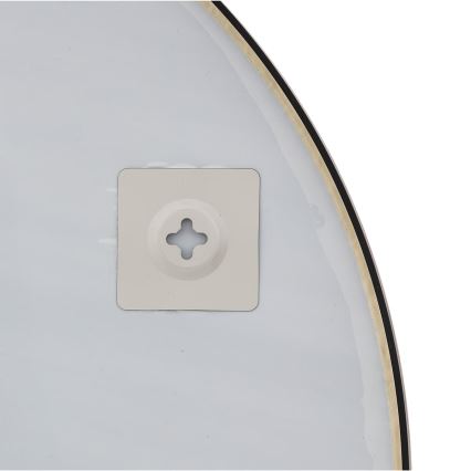 Atmosphera - Настінне дзеркало ALICE діаметром 70 см чорне