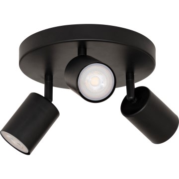 Atmosphera - Настінний світильник VICO 3xGU10/25W/230V чорний