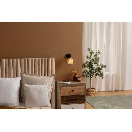 Atmosphera - Настінний точковий світильник LIO 1xE14/25W/230V бамбук