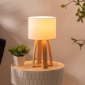 Atmosphera - Настольная лампа MOLU 1xE27/25W/230V сосна/белый