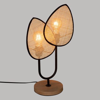 Atmosphera - Настольная лампа OLME 1xE27/40W/230V ротанг