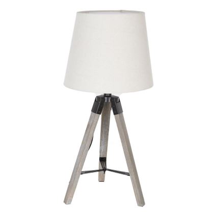 Atmosphera - Настольная лампа RUNO 1xE27/25W/230V дерево/белый