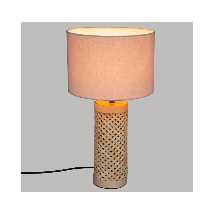Atmosphera - Настольная лампа SALMA 1xE27/40W/230V бамбук