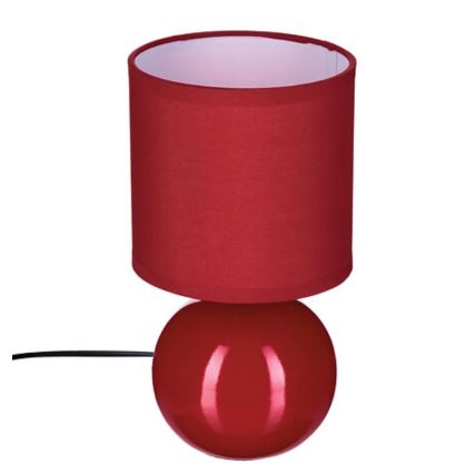 Atmosphera - Настольная лампа TIMÉO 1xE14/60 Вт/230 В красная