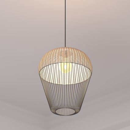 Atmosphera - Підвісна люстра ANEA 1xE27/40W/230V ротанґ