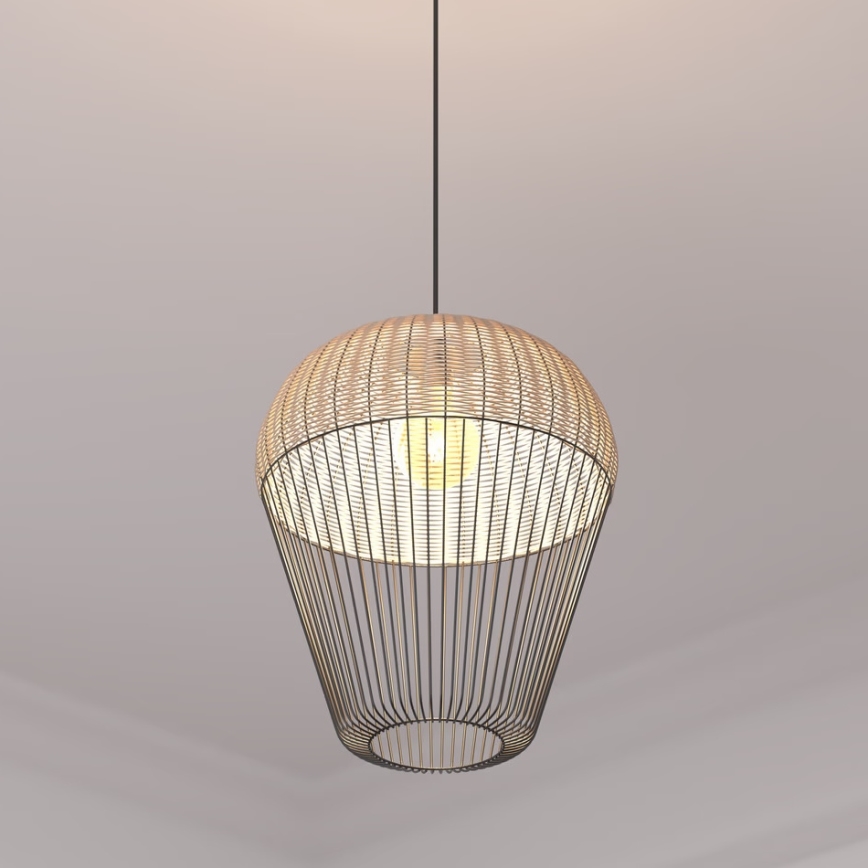 Atmosphera - Підвісна люстра ANEA 1xE27/40W/230V ротанґ