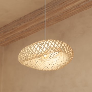Atmosphera - Підвісна люстра BEDDY 1xE27/40W/230V бамбук
