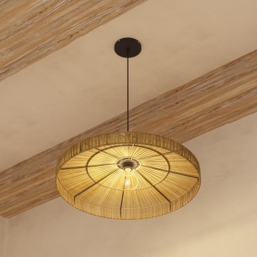 Atmosphera - Підвісна люстра BELLAMY 1xE27/40W/230V джут