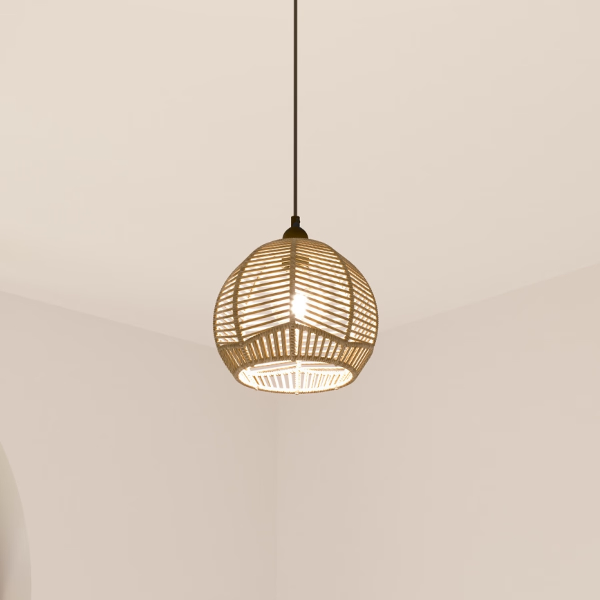 Atmosphera - Підвісна люстра CAREN 1xE27/40W/230V джут