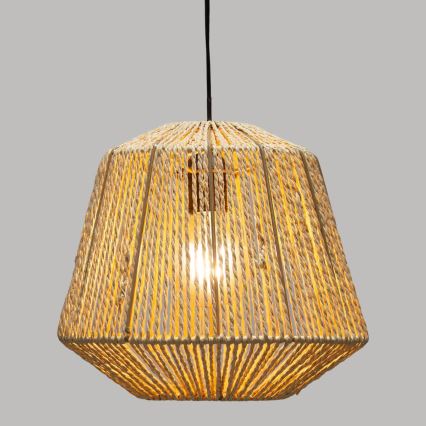 Atmosphera - Підвісна люстра JILY 1xE27/40W/230V джут бежевий