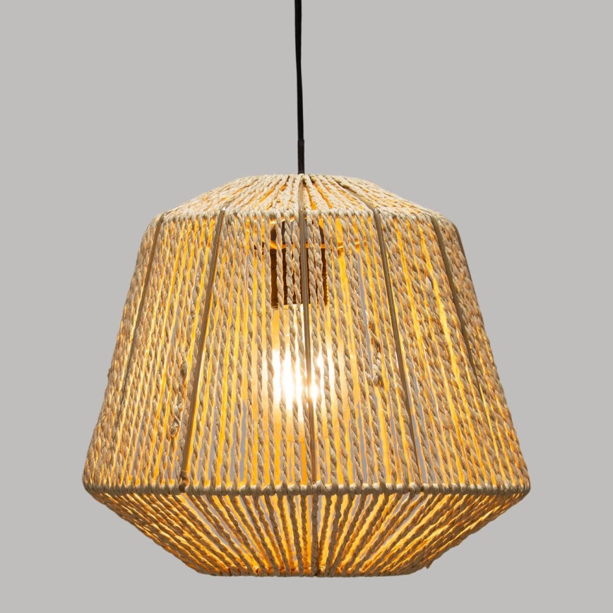 Atmosphera - Підвісна люстра JILY 1xE27/40W/230V джут бежевий