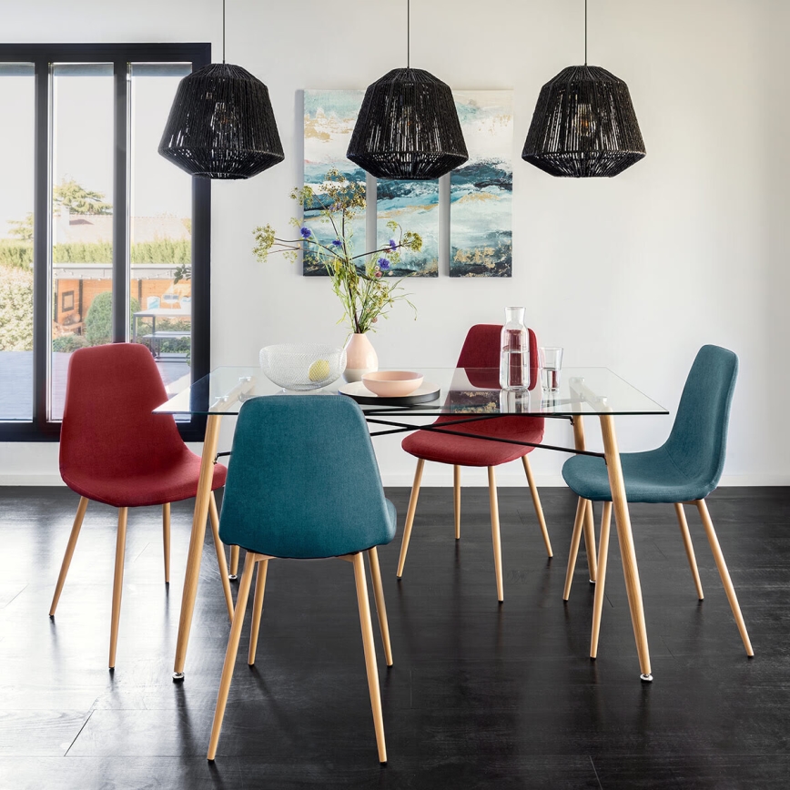 Atmosphera - Підвісна люстра JILY 1xE27/40W/230V джут чорний