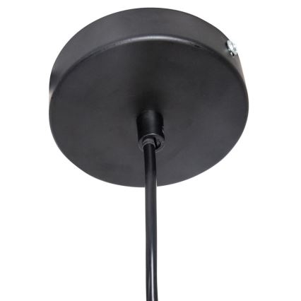 Atmosphera - Підвісна люстра JILY 1xE27/40W/230V джут чорний